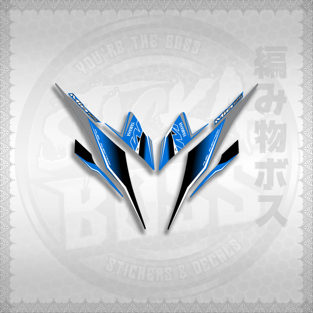 STICKER DECALS for MIO I 125 M3 (MIISTMO) By STICKABOSS (SOFIE LAMINATED WATERPROOF)