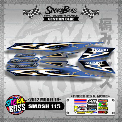 SMASH 115 DECALS ( 2012 MODEL 19 )【WITH FREEBIES】