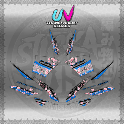 【PREMIUM UV PRINT】TRANSPARENT AEROX V3 ALPHA TURBO INDO-MALAYSIAN (AV3SAIN)【WITH FREEBIES】