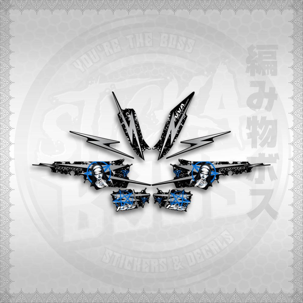 STICKER DECALS for AEROX 155 V2 MALAYSIAN (AV2STLASA) By STICKABOSS (SOFIE LAMINATED WATERPROOF)