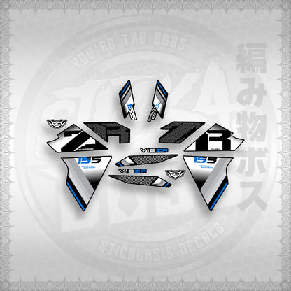 STICKER DECALS for SNIPER 155 (S155Y1SIPH) By STICKABOSS (SOFIE LAMINATED WATERPROOF)