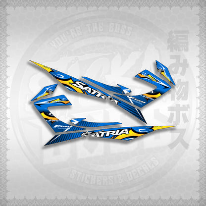 STICKER DECALS for RAIDER 150 REBORN CARB (RRCTHMATH01) By STICKABOSS (SOFIE LAMINATED WATERPROOF)