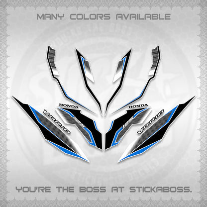 CLICK 125 V3 VARIO DECALS (2026 INDO HONEYCOMB DESIGN) STICKER DECALS By STICKABOSS (Copy)