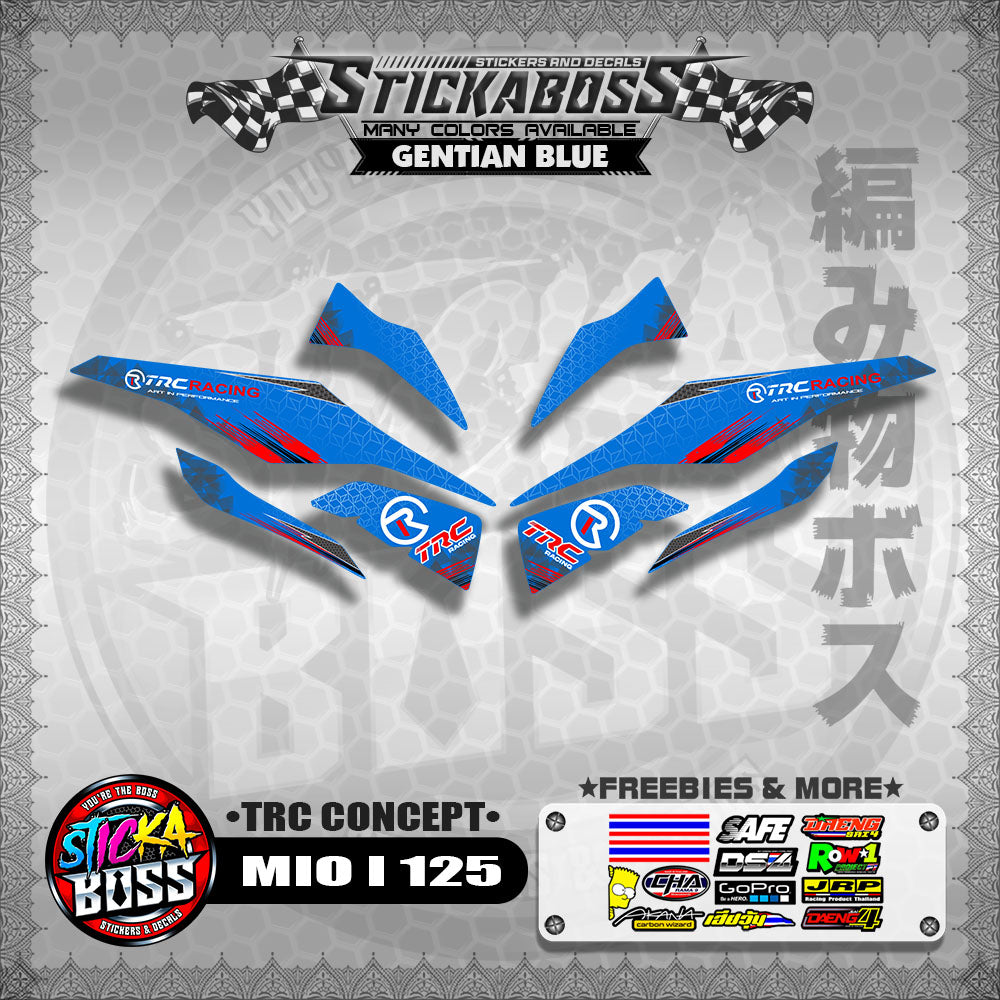 MIO I 125 STICKER DECALS ( TRC CONCEPT )【WITH FREEBIES】