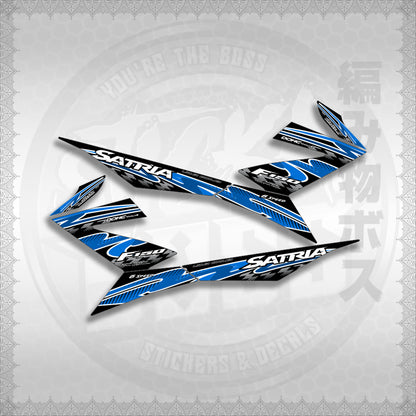 STICKER DECALS for RAIDER 150 FI (RFISATHMATH02) By STICKABOSS (SOFIE LAMINATED WATERPROOF)