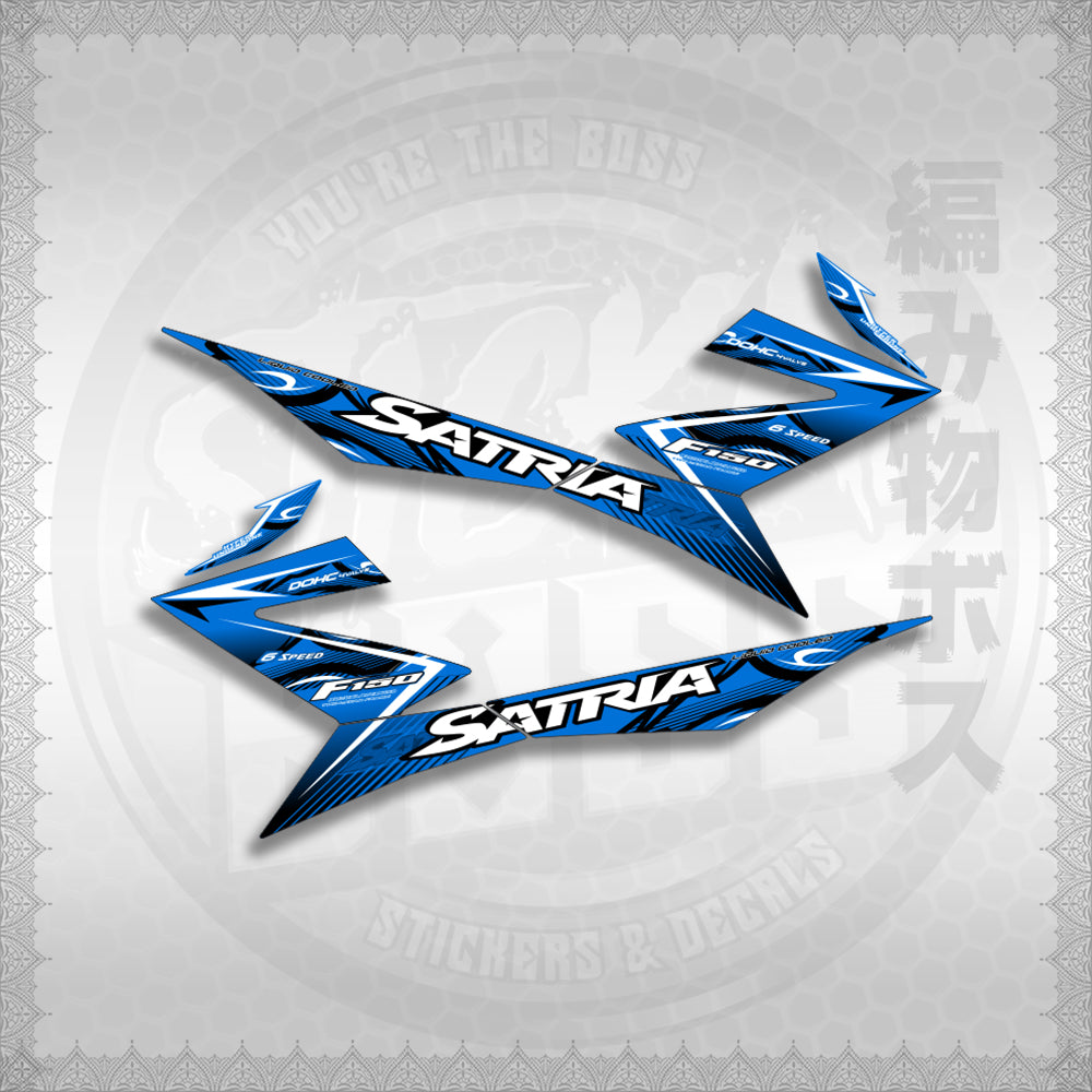 STICKER DECALS for RAIDER 150 FI (RFISATHMATH) By STICKABOSS (SOFIE LAMINATED WATERPROOF)
