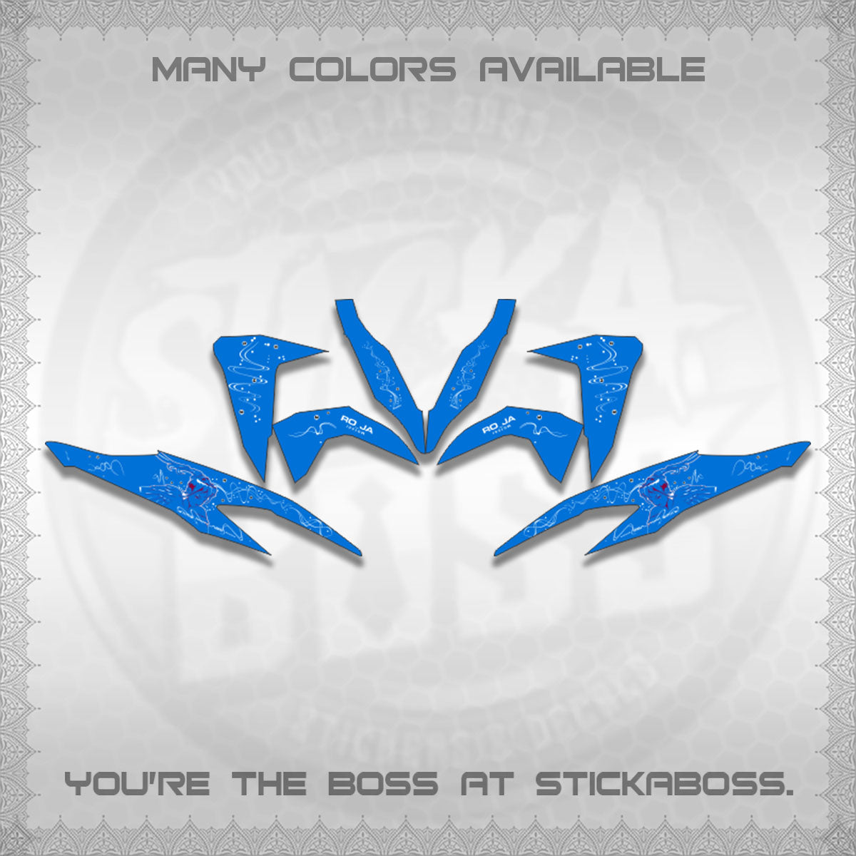 CLICK V2 DECALS (2F&2F 2026 DESIGN)STICKER DECALS BY STICKABOSS