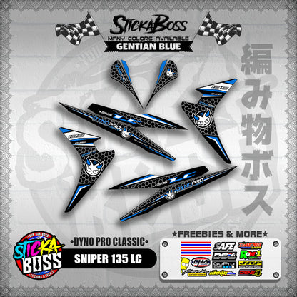 SNIPER 135 LC DECALS ( DYNO PRO CLASSIC )【WITH FREEBIES】