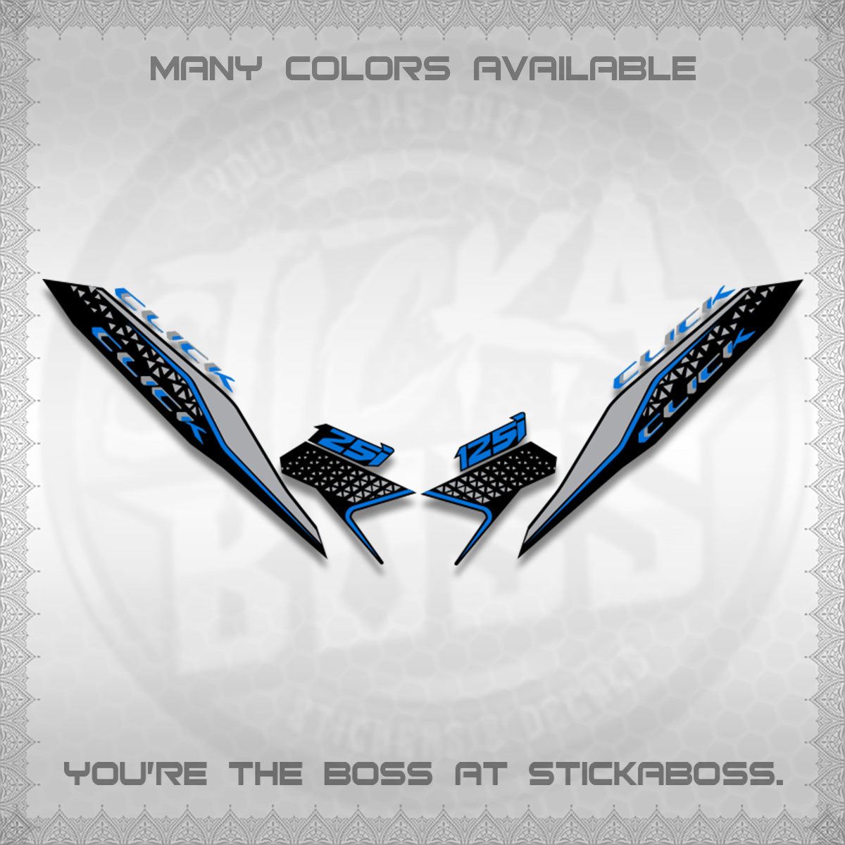 CLICK 125i V3 DECALS(2026 DEKAPAN SEMBILAN DESIGN)STICKER DECALS BY STICKABOSS