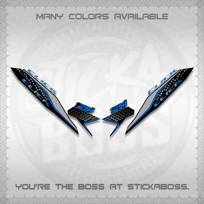 CLICK 125i V3 DECALS(2026 DEKAPAN SEMBILAN DESIGN)STICKER DECALS BY STICKABOSS