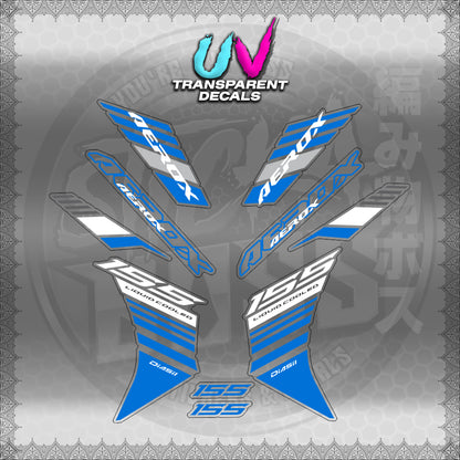 【PREMIUM UV PRINT】TRANSPARENT AEROX V3 ALPHA TURBO INDO (AV3BAST)【WITH FREEBIES】