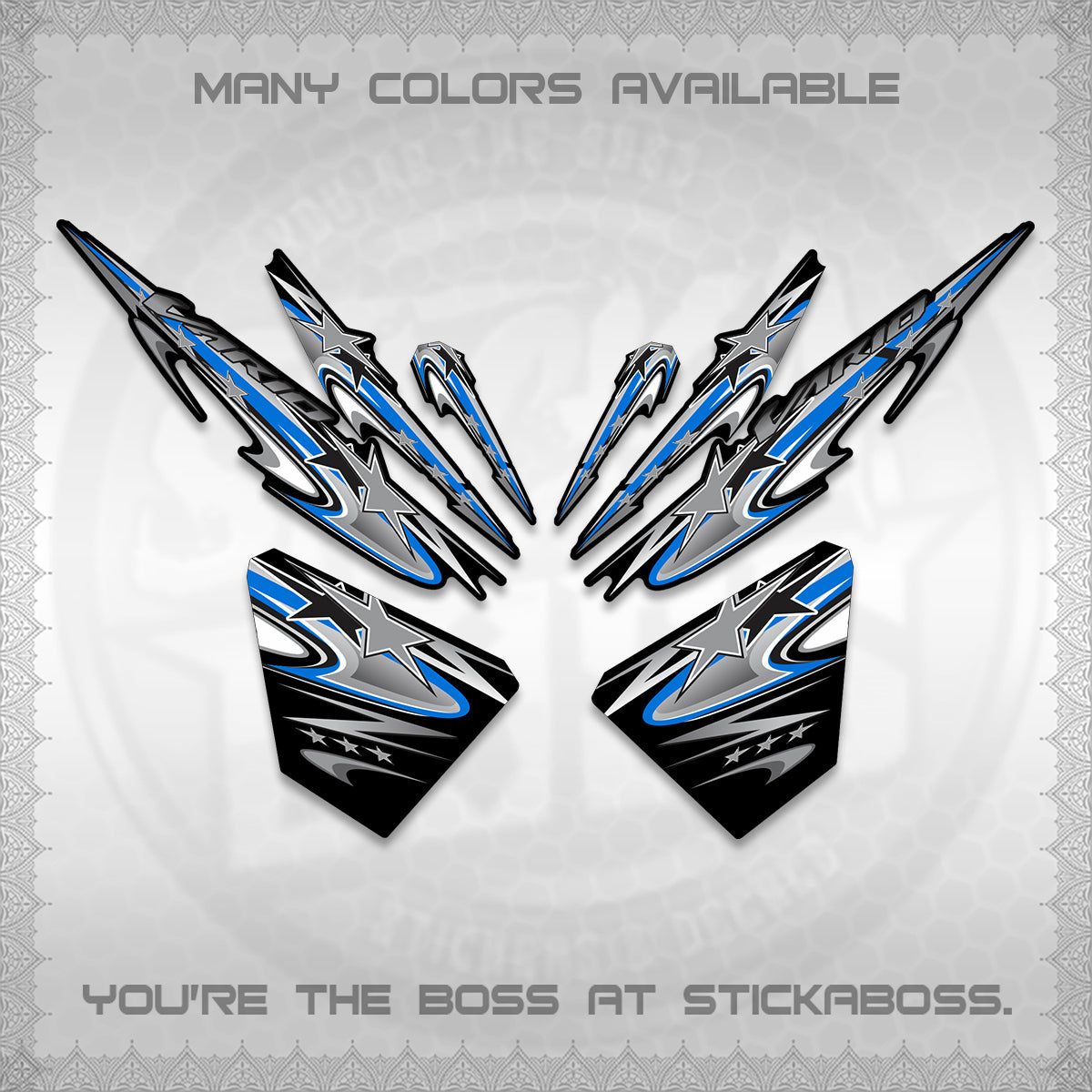 CLICK V1 VARIO DECALS (2026 RISING STAR DESIGN) STICKER DECALS By STICKABOSS (Copy) (Copy) (Copy) (Copy) (Copy) (Copy) (Copy)
