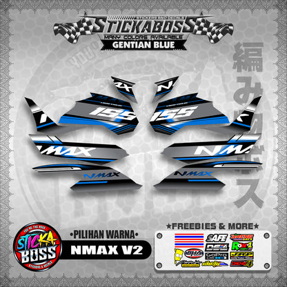 NMAX V2 MALAYSIAN STICKER DECALS ( PILIHAN WARNA )【WITH FREEBIES】