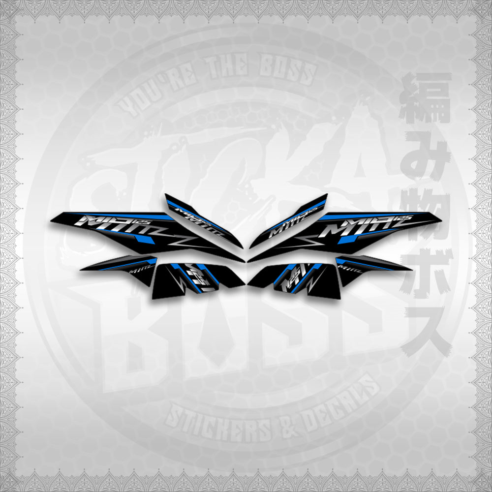 STICKER DECALS for MIO I 125 M3 INDO (MIRSTMIZ) By STICKABOSS (SOFIE LAMINATED WATERPROOF)