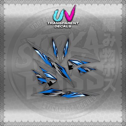 STICKER DECALS for BEAT 110 V2 (INMAUVTRSTMODE) By STICKABOSS (SOFIE LAMINATED WATERPROOF)