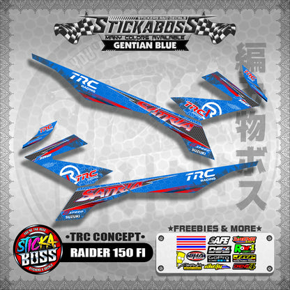 RAIDER 150 FI STICKER DECALS ( TRC CONCEPT SATRIA )【WITH FREEBIES】
