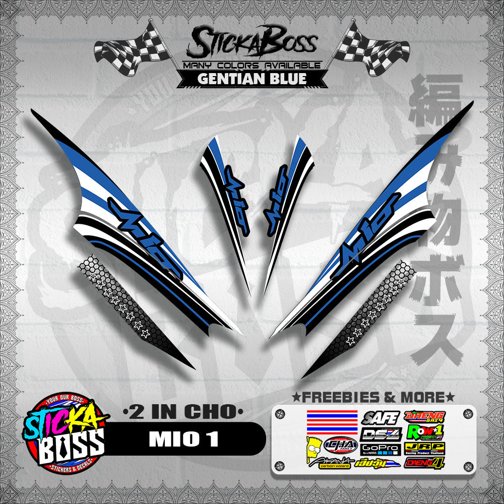 MIO 1 DECALS ( 2 IN CHO )【WITH FREEBIES】