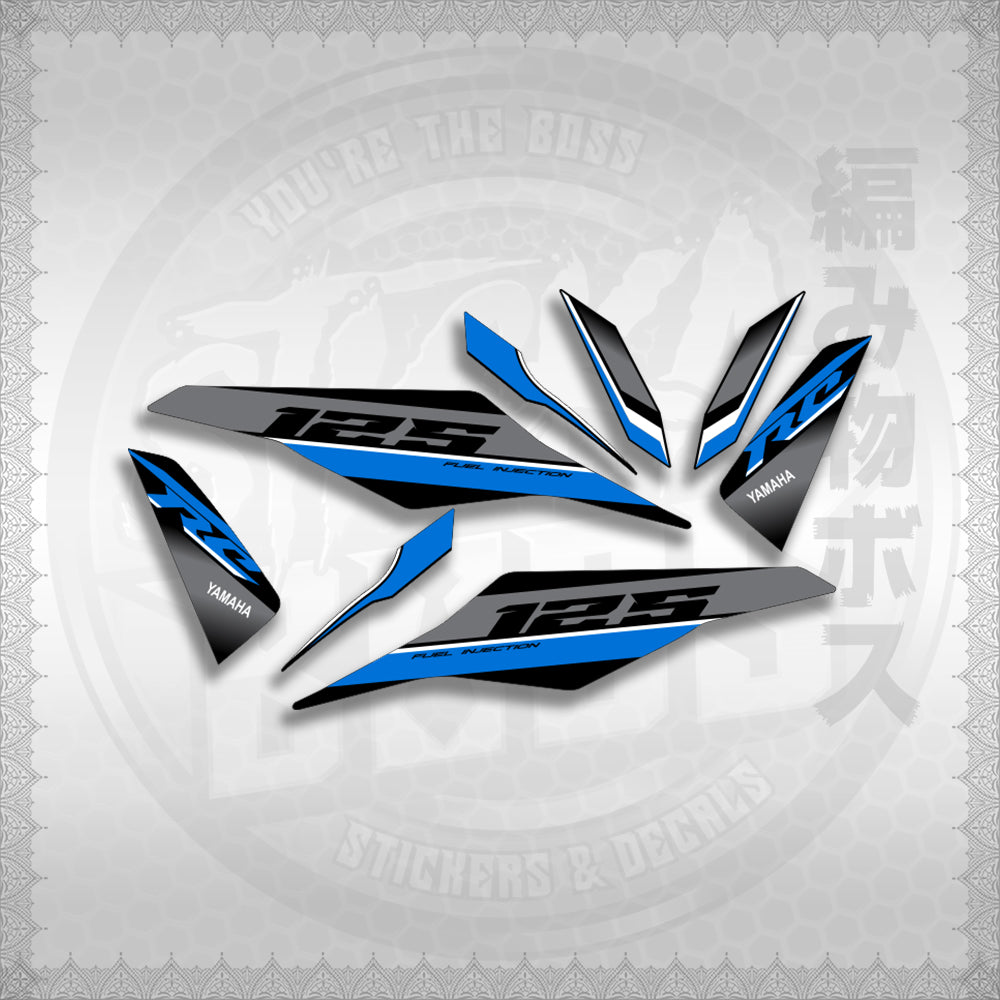 MIO I 125 M3 DASH RC EDITION STICKER DECALS By STICKABOSS (SOFIE LAMINATED WATERPROOF)