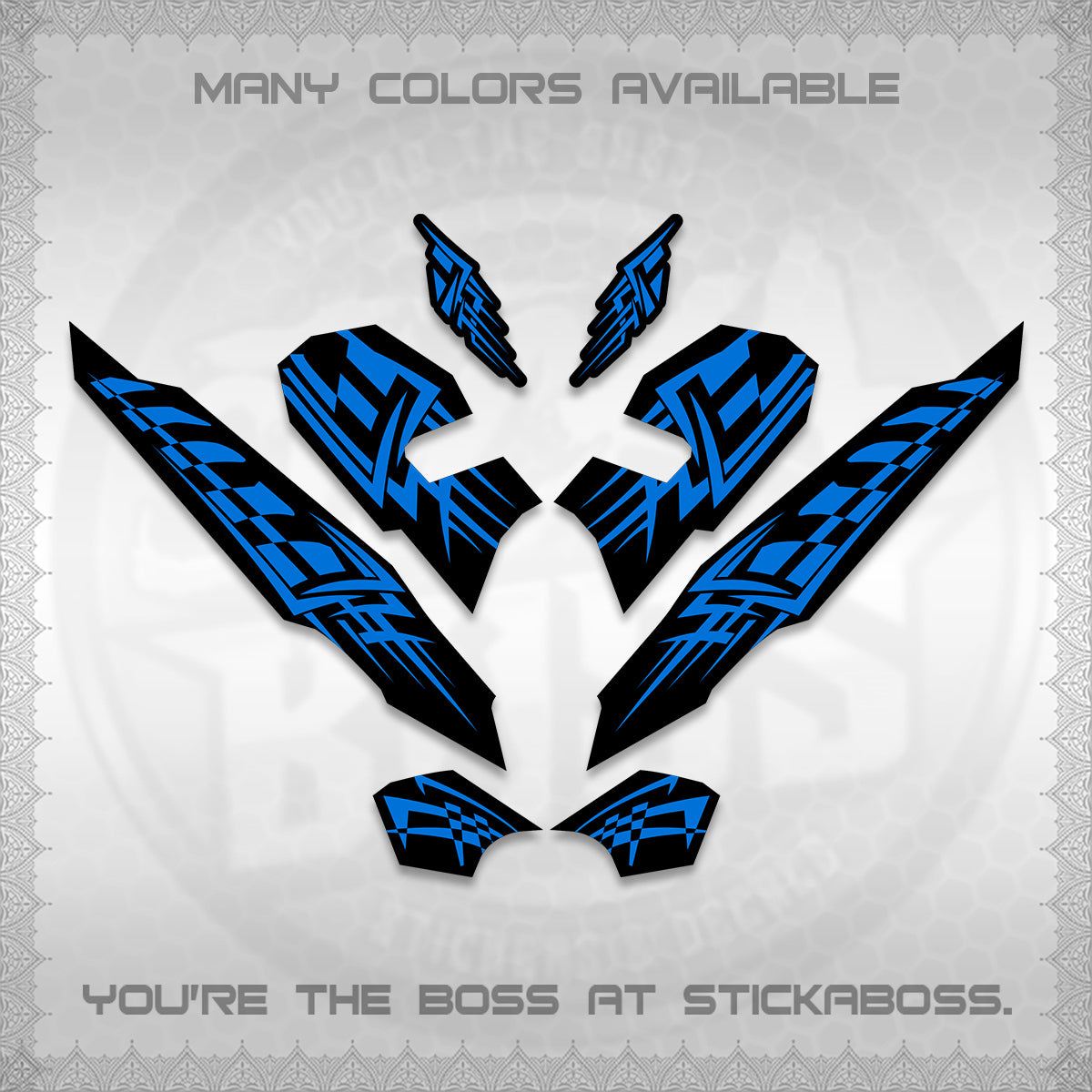CLICK 125 V3 VARIO INDO-MALAY DECALS (2026 TRIBAL LINES DESIGN) STICKER DECALS By STICKABOSS