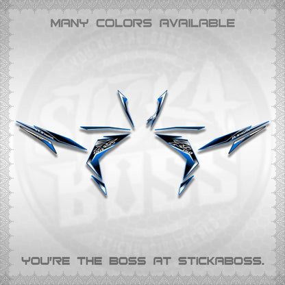 WINNER 150 V1 DECALS (GTR 150 RS PATTERN)STICKER DECALS By STICKABOSS