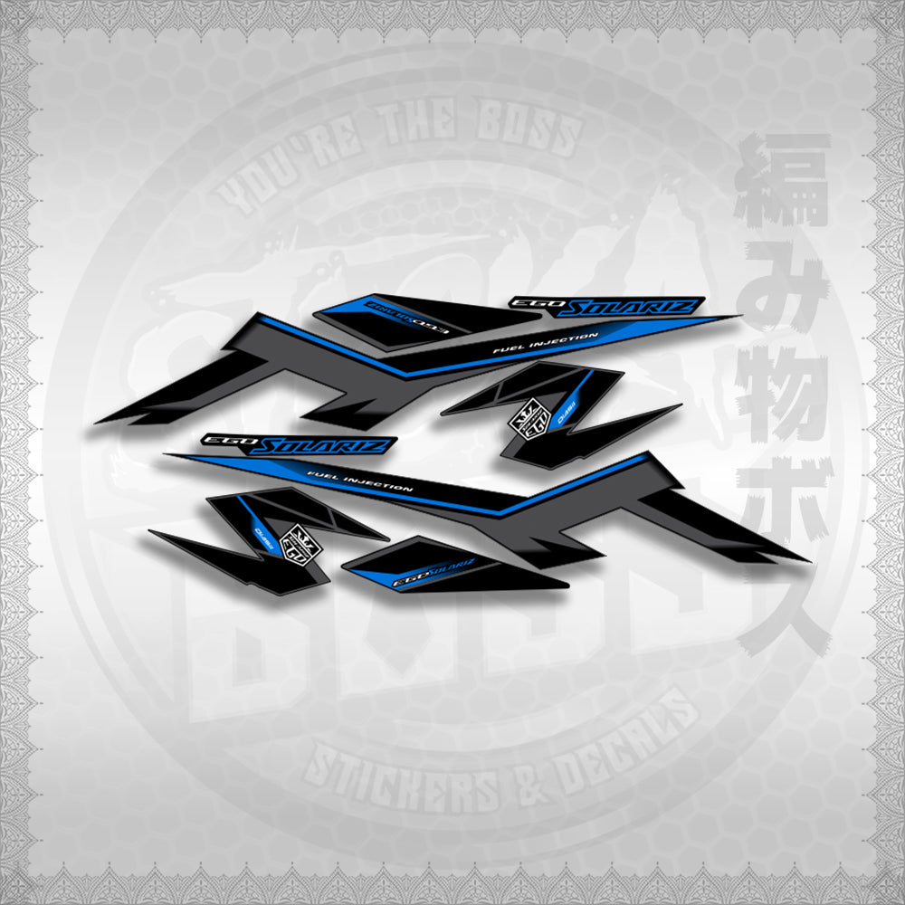 MIO I 125 M3 CYBER EGO SOLARIZ STICKER DECALS By STICKABOSS (SOFIE LAMINATED WATERPROOF)