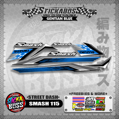 SMASH 115 STICKER DECALS ( STREET DASH )【WITH FREEBIES】