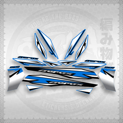AEROX 155 V2 INDO-MALAY CONCEPT ( MALAYSIAN COMTOM 3 ) STICKER DECALS By STICKABOSS