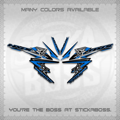AEROX V3 INDO DECALS (ALPHA TURBO 0002)STICKER DECALS By STICKABOSS