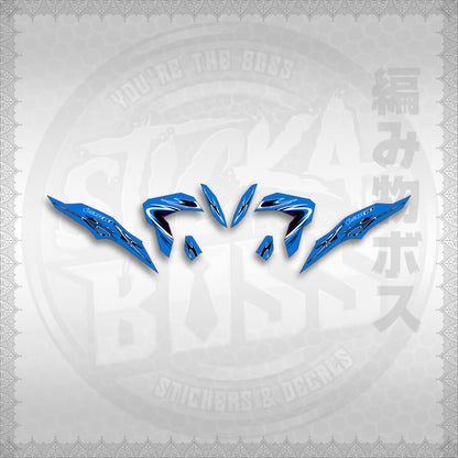 STICKER DECALS for CLICK 125 V3 (CV325LENEMOHO) By STICKABOSS (SOFIE LAMINATED WATERPROOF)