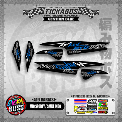 MIO SPORTY / SMILE INDO STICKER DECALS ( A19 VARIASI )【WITH FREEBIES】