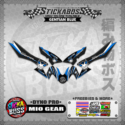 MIO GEAR STICKER DECALS ( DYNO PRO)【WITH FREEBIES】
