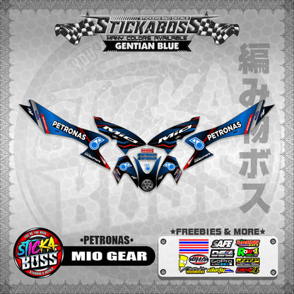 MIO GEAR STICKER DECALS ( PETRONAS )【WITH FREEBIES】