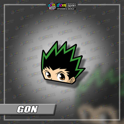 HUNTER X HUNTER | ANIME PEEKER STICKER【VINYL PRINTED】( LAMINATED / WATERPROOF )