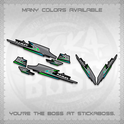NMAX V1 THAI-INDO DECALS (THMI 02 DESIGN)STICKER DECALS By STICKABOSS