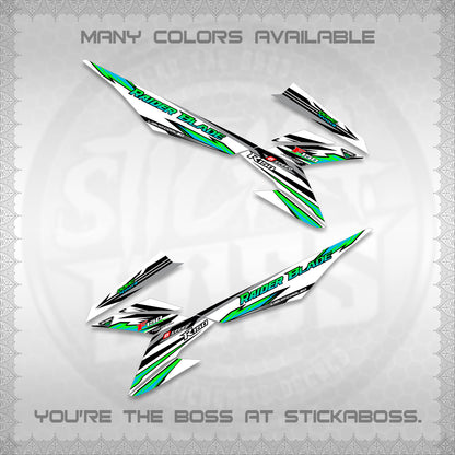 RAIDER BLADE 150 FOR WHITE DECAL(2026 NEW SHARP)STICKER DECALS By STICKABOSS