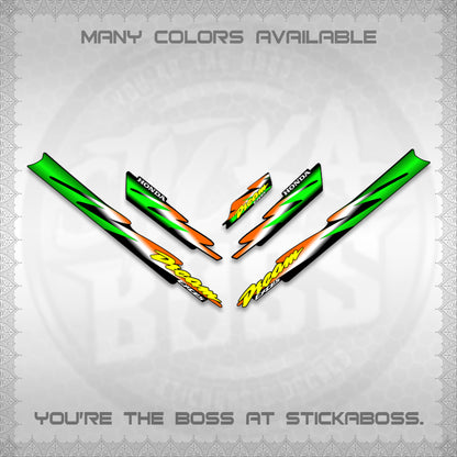 HONDA DREAM EXCESS STOCK DECALS (001 Design)STICKER DECALS By STICKABOSS (Copy)