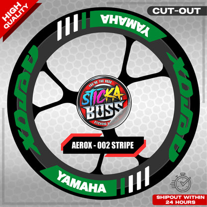 AEROX MAG STICKER SET ( 2 MAGS ) - 002 STRIPE | VINYL WATERPROOF CUT-OUT DECALS