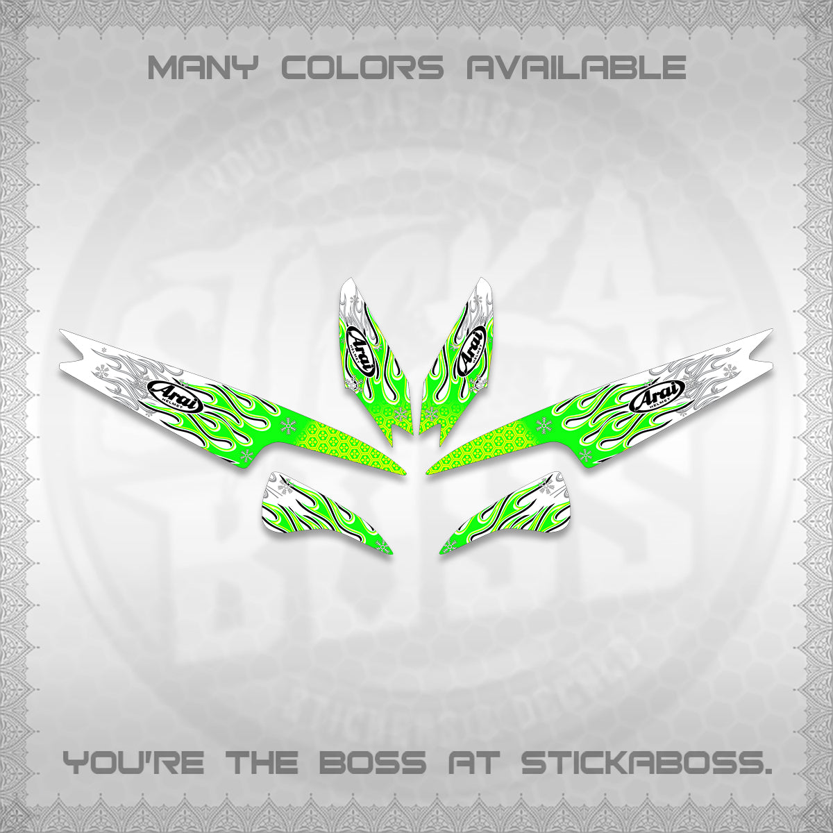 AEROX V3 STOCK STRIPING DECALS (SP EDITION)STICKER DECALS By STICKABOSS