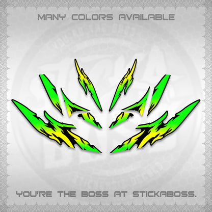 CLICK 125 V4 VARIO DECALS (2026 TAMIYA-STYLE RACING DESIGN) STICKER KITS By STICKABOSS