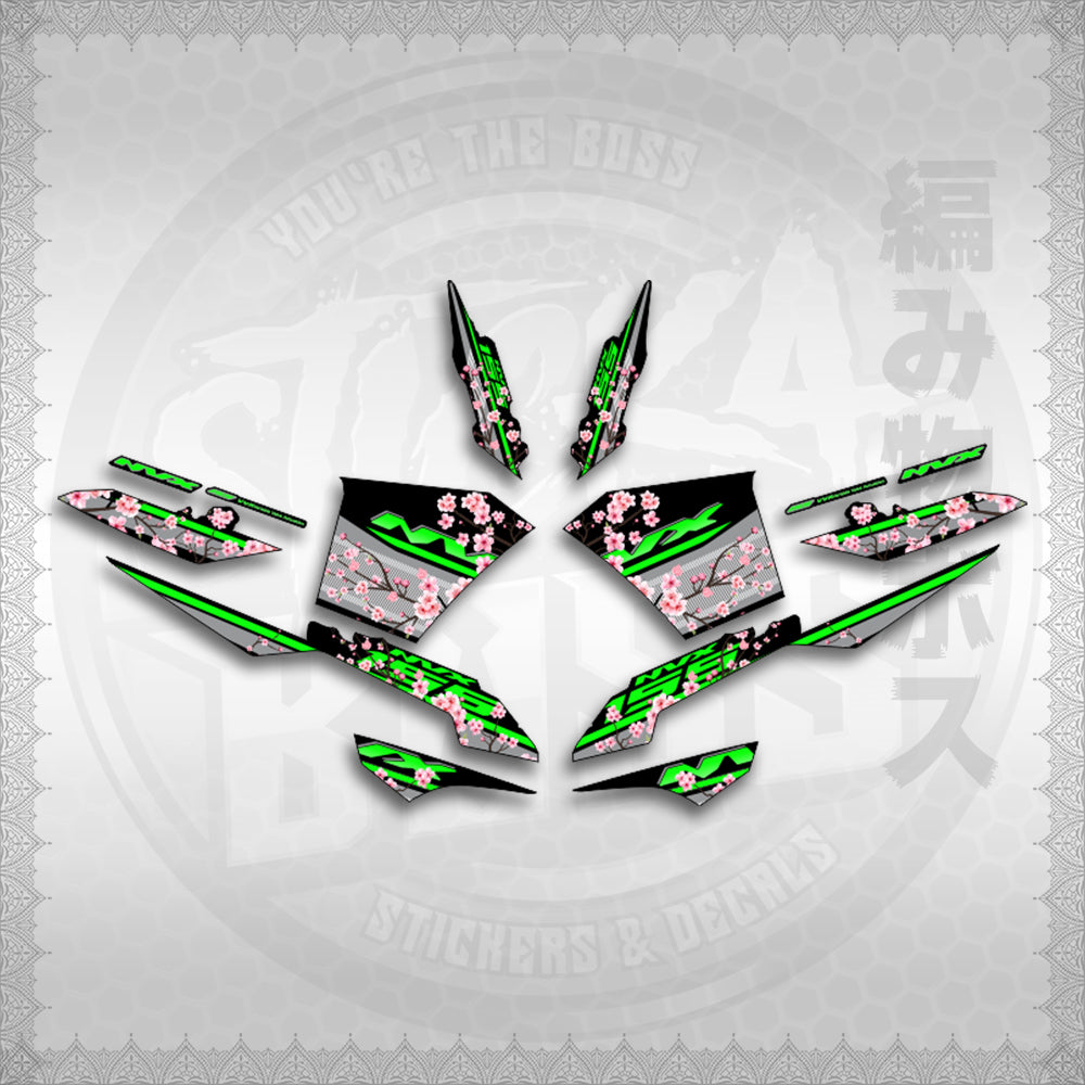 STICKER DECALS for AEROX V3 ALPHA TURBO INDO-MALAYSIAN (AV3SAIN) By STICKABOSS (SOFIE LAMINATED WATERPROOF)