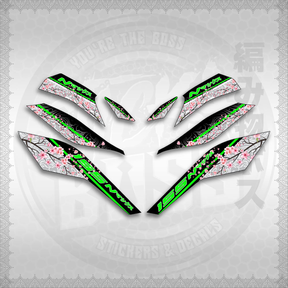 STICKER DECALS for NMAX V3 TURBO INDO (NV3SAIN) By STICKABOSS (SOFIE LAMINATED WATERPROOF)