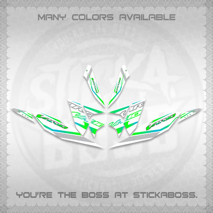 CLICK 125 V4 VARIO DECALS (2026 WHITE EDITION DESIGN) STICKER KITS By STICKABOSS
