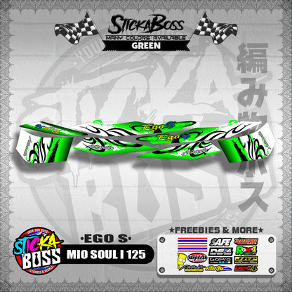 MIO SOUL I 125 DECALS ( EGO S )【WITH FREEBIES】