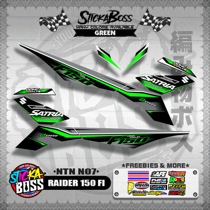 RAIDER 150 FI DECALS ( NTN N07 )【WITH FREEBIES】