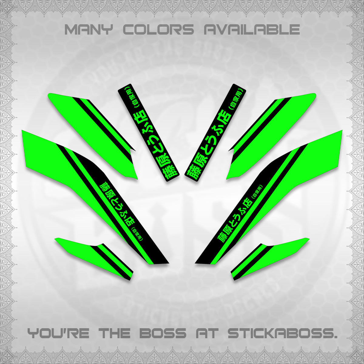 NMAX V2 DECALS (TRUENO STYLE DESIGN) STICKER KITS By STICKABOSS