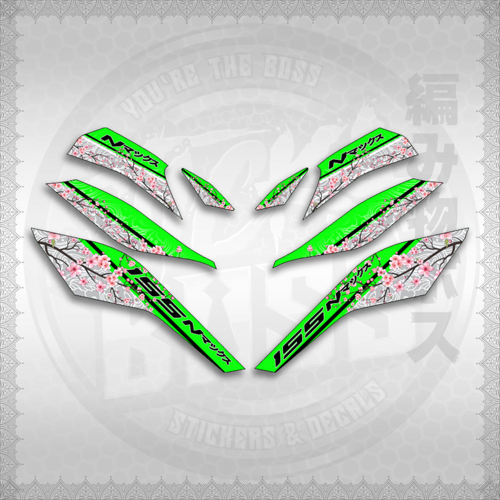 STICKER DECALS for NMAX V3 TURBO INDO (NV3SAIN) By STICKABOSS (SOFIE LAMINATED WATERPROOF)