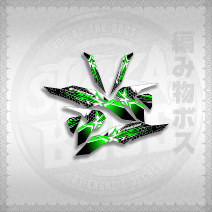 STICKER DECALS for CLICK V3 (CV320VAA3) By STICKABOSS (SOFIE LAMINATED WATERPROOF)