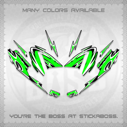 CLICK 125 V4 VARIO STRIPING DECALS (2026 NEW LED DESIGN) STICKER DECALS By STICKABOSS