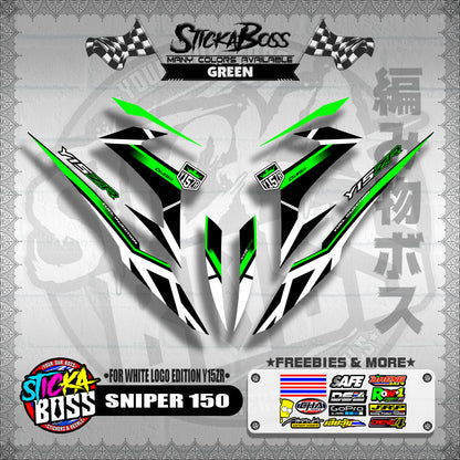 SNIPER 150 DECALS ( WHITE EDITION Y15ZR )【WITH FREEBIES】