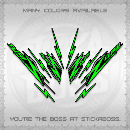 CLICK 125 V2 INDO DECALS (2024 CL 00-A8 STYLE) STICKER KITS By STICKABOSS